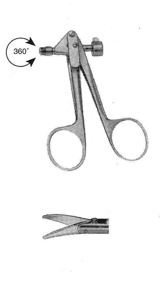 İZOLESİZ MAKAS U MODEL SAPLI  ÇAP : 5MM L36CM